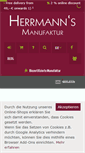 Mobile Screenshot of herrmanns-manufaktur.com